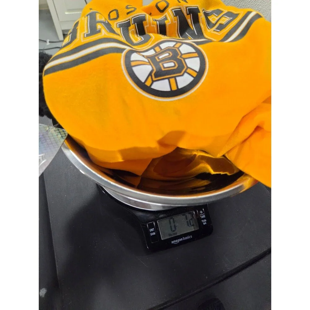 Boston Bruins NHL Hoodie Plush Sleeves Yellow & Black 4 Toddler NWT